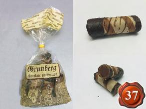 Вафлени пурички с тъмен крем Grunberg